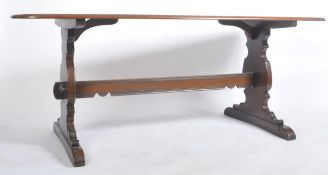 LUCIAN ERCOLANI - ERCOL 20TH CENTURY REFECTORY DINING TABLE