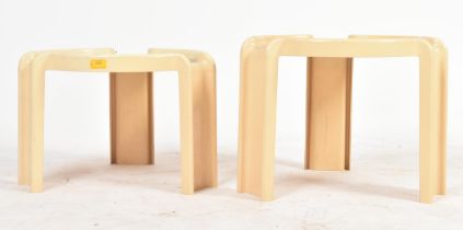 GIOTTO STOPPINO FOR KARTELL - 1970S NEST OF TWO TABLES