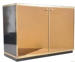 RENATO ZEVI X METAL CRAFT - MID CENTURY MIRRORED CUPBOARD