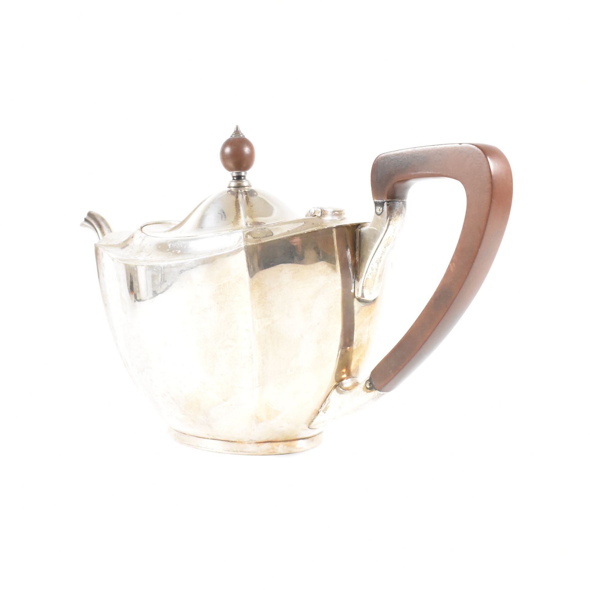 1930S HALLMARKED SILVER TEA POT - Image 5 of 13