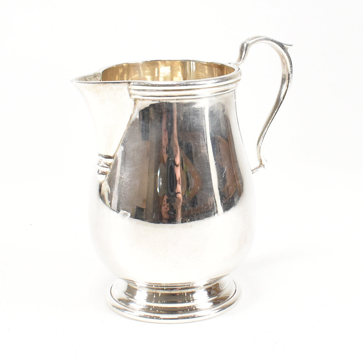 1970S HALMARKED SILVER SPARROW BEAK CREAMER JUG - Image 4 of 6