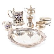 COLLECTION OF 20TH CENTURY HALLMARKED SILVER & SILVER PLATED ITEMS