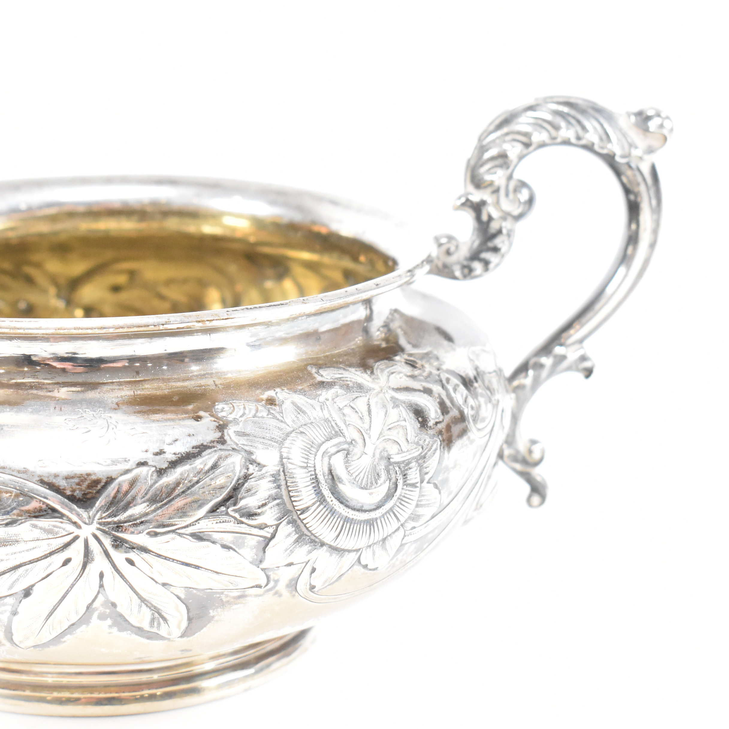 GEORGIAN HALLMARKED SILVER SUGAR BOWL 1830 - Image 7 of 13