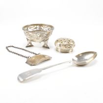 COLLECTION OF HALLMARKED SILVER ITEMS