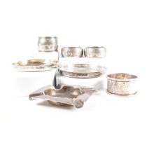 COLLECTION OF HALLMARKED SILVER ITEMS INCLUDING VICTORIAN