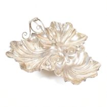 EDWARD VII HALLMARKED SILVER SHELL DISH