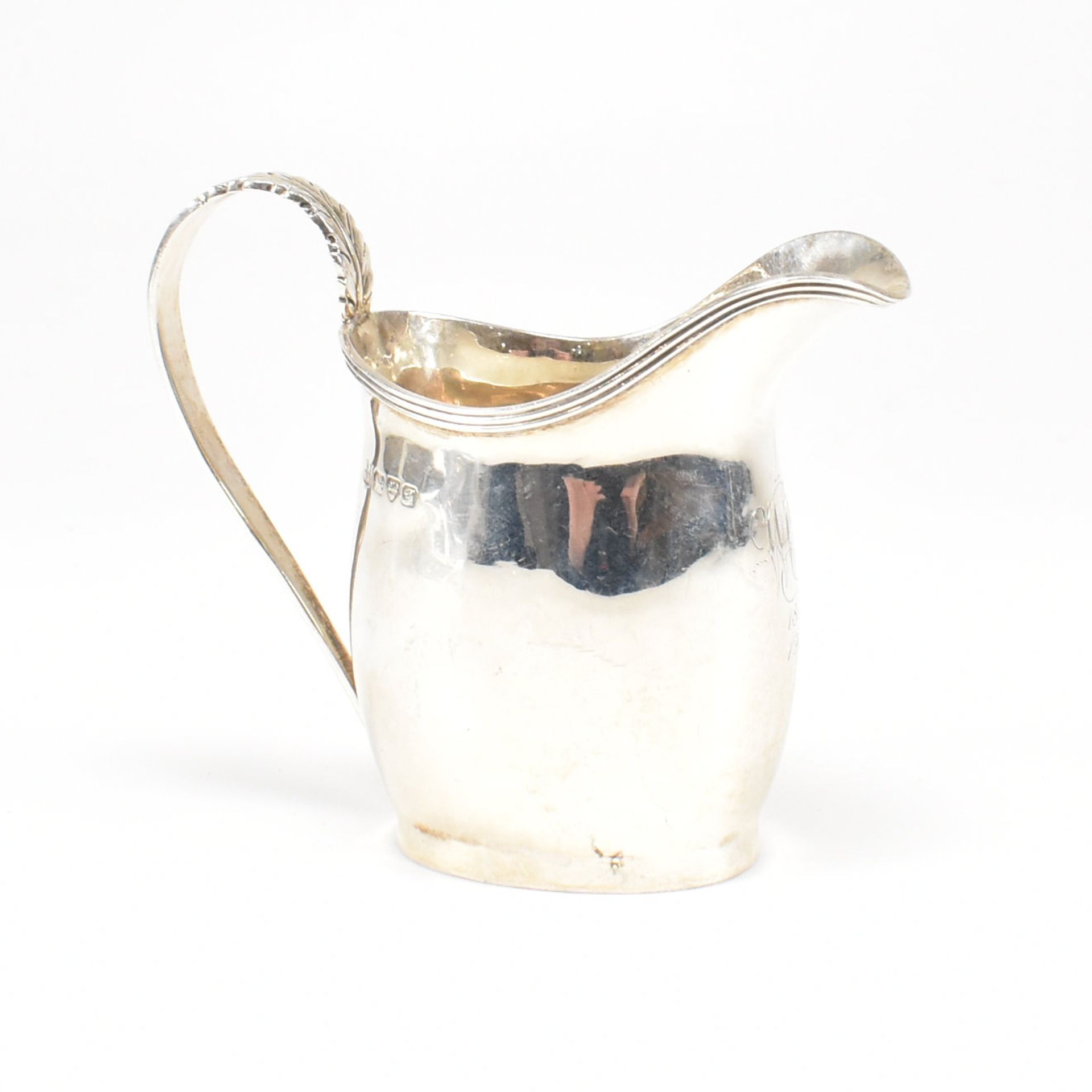 EDWARD VII HALLMARKED SILVER CREAMER