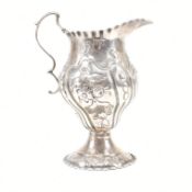 GEORGE III HALLMARKED SILVER CREAMER