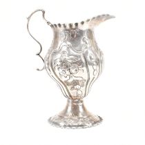 GEORGE III HALLMARKED SILVER CREAMER