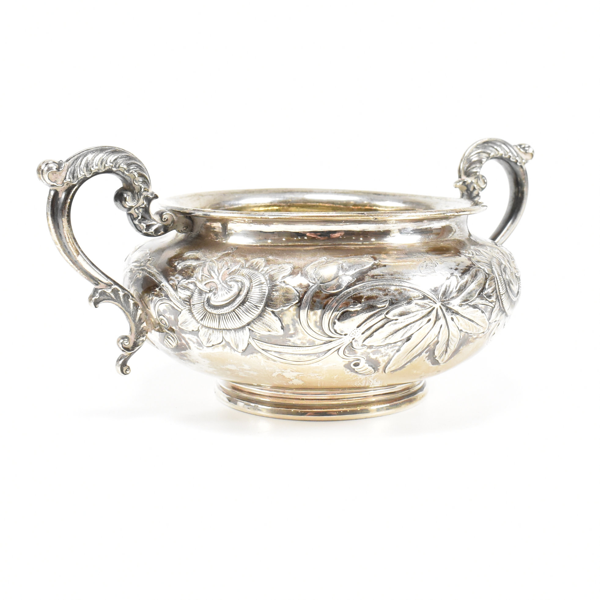 GEORGIAN HALLMARKED SILVER SUGAR BOWL 1830 - Image 6 of 13