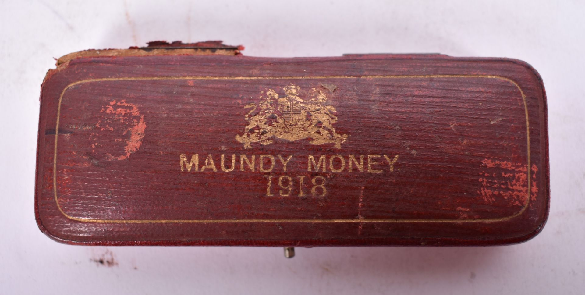 CASED 1918 MAUNDY MONEY SET OF COINS - Image 7 of 7