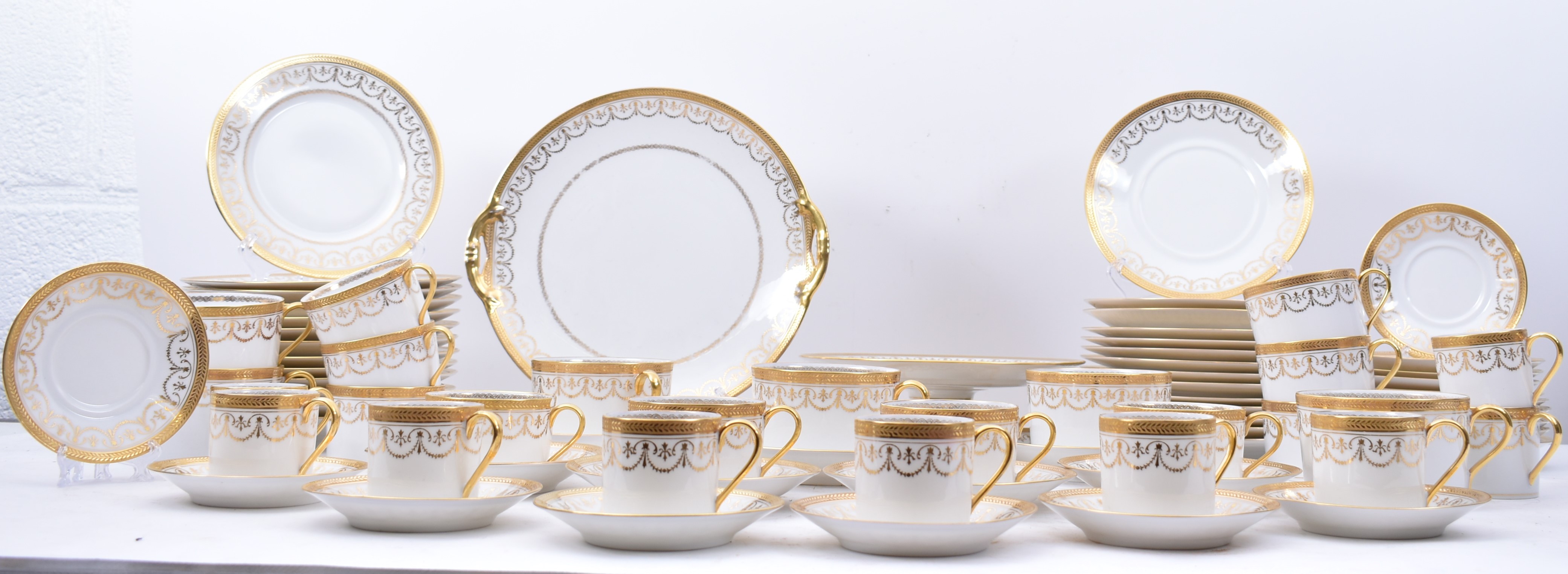 LIMOGES CHARLES AHRENFELDT DINNER TEA & COFFEE SERVICE