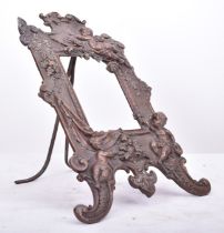 EARLY 20TH CENTURY ITALIAN COPPER CHERUB PHOTOGRAPH FRAME