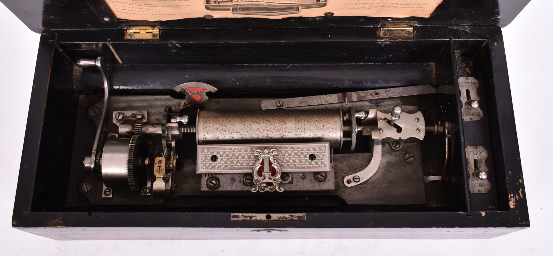 19TH CENTURY SWISS ROSEWOOD INLAID MUSIC BOX - Image 2 of 8