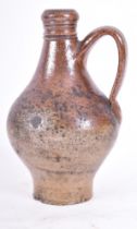 17TH CENTURY SALT-GLAZED STONEWARE / BELLARMINE BOTTLE