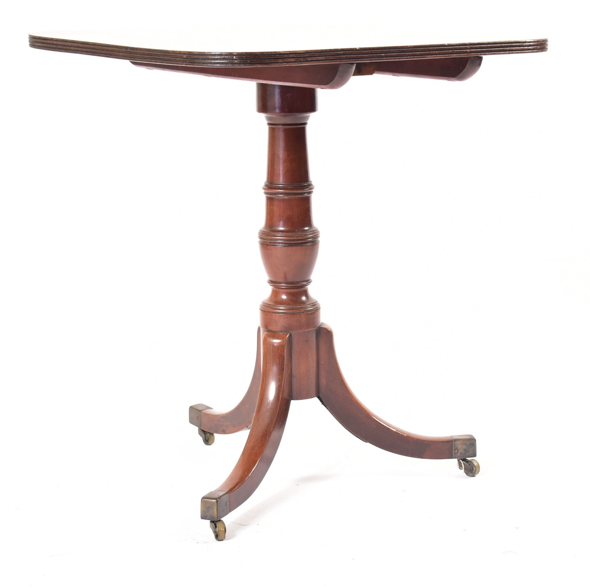 LATE 18TH CENTURY GEORGE III TILT TOP PEDESTAL TABLE