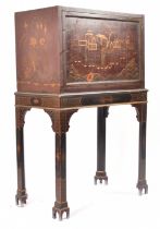 19TH CENTURY CHINOISERIE CABINET ON STAND