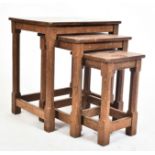 ROBERT MOUSEMAN THOMPSON - OAK NEST OF GRADUATING TABLES