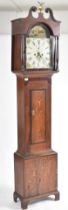 GEORGE III PREDDY OF TAUNTON OAK LONGCASE CLOCK