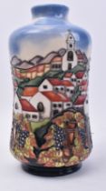 MOORCROFT POTTERY - ANDALUSIA - 1998 B. A. WILKES VASE