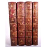 1861 - HUTCHINS' HISTORY AND ANTIQUITIES OF DORSET IN 4 VOLUMES