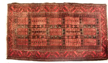 20TH CENTURY CAUCASIAN WOOL KNOTTED RUG