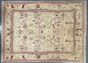 LARGE EARLY 20TH CENTURY AFGHAN ZIEGLER FLOOR RUG