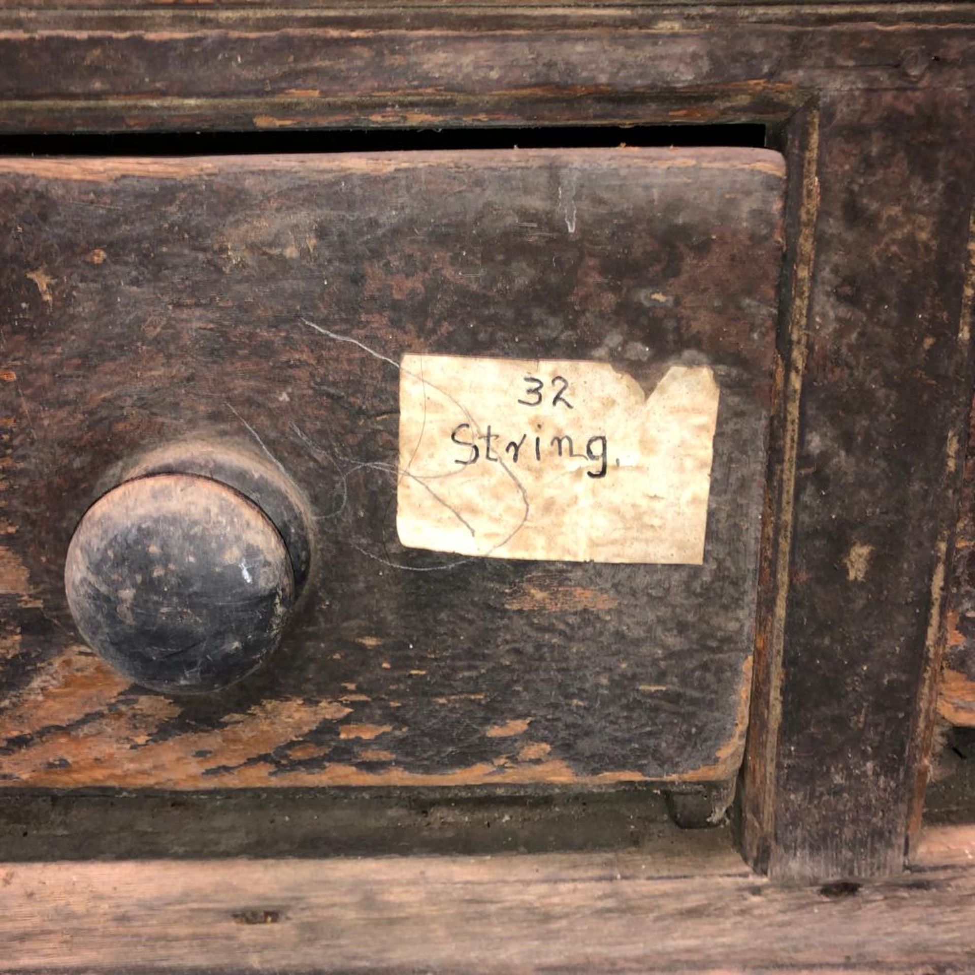 19TH CENTURY MAHOGANY AND PINE SHOP FITTING CABINET - Image 16 of 16