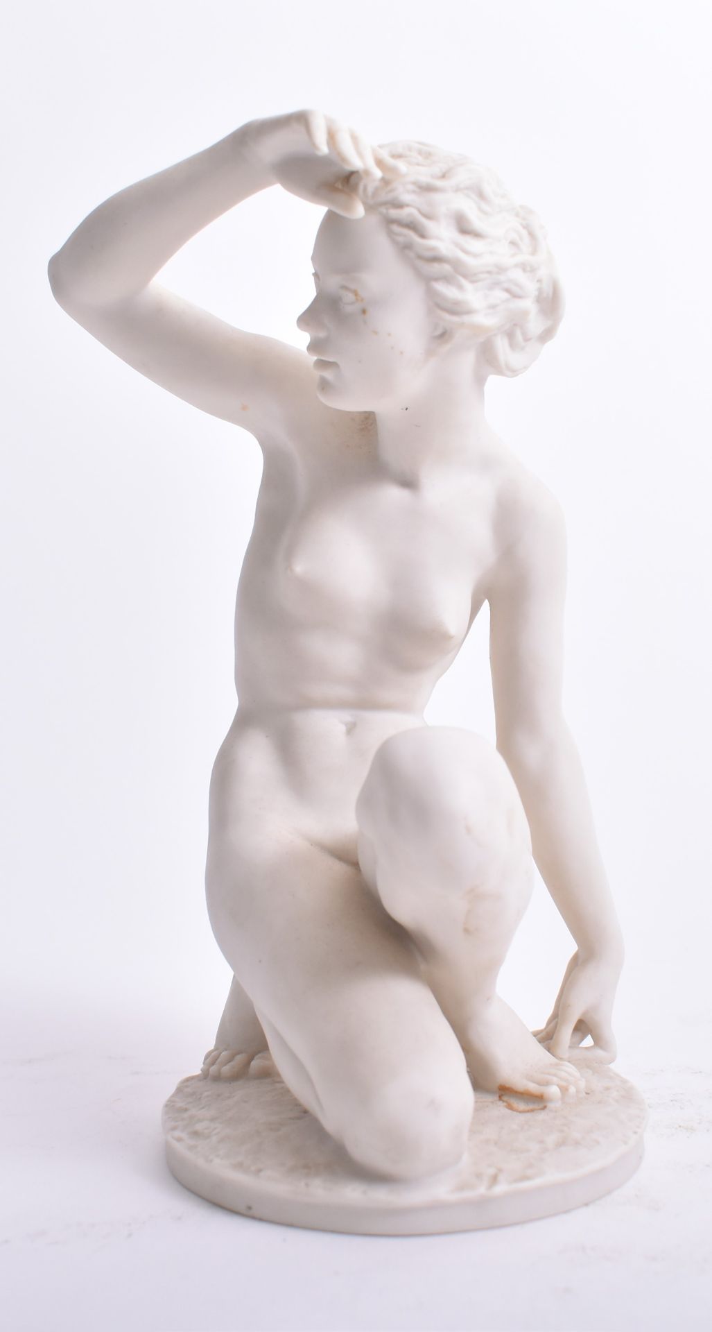 HUTSCHENREUTHER BISQUE PORCELAIN FIGURINE OF NUDE LADY