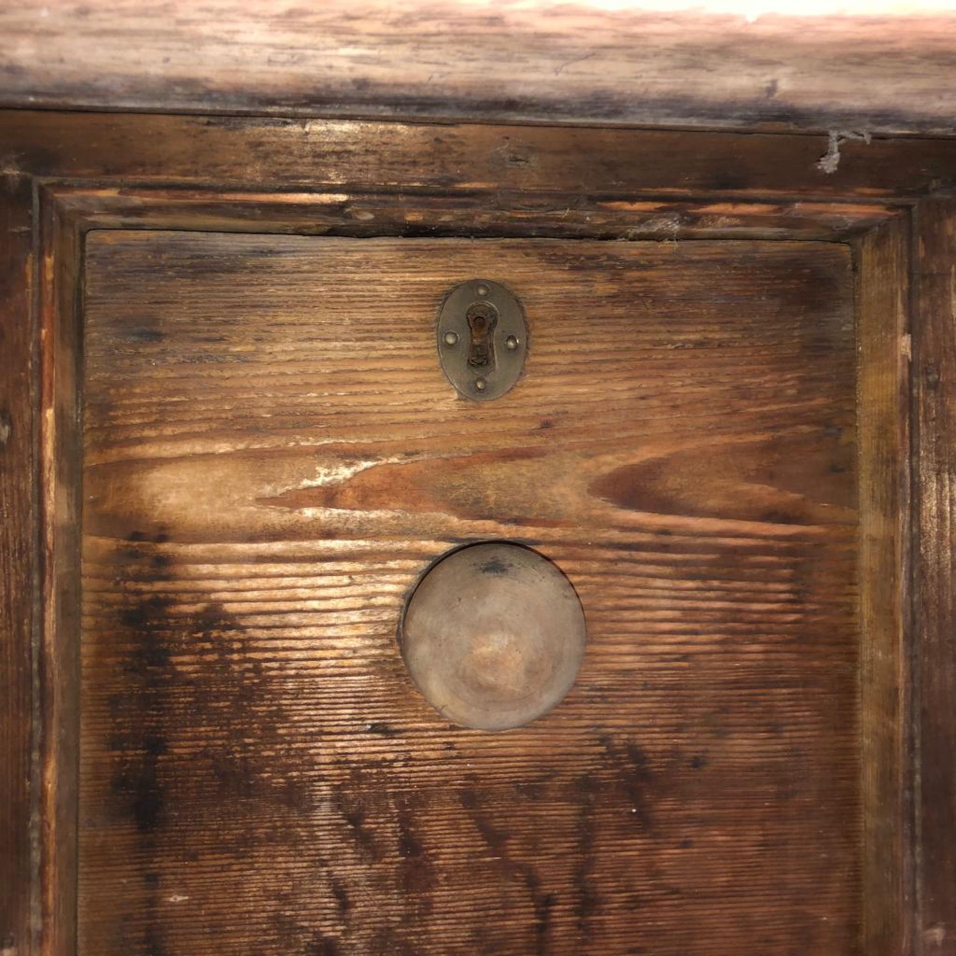 19TH CENTURY MAHOGANY AND PINE SHOP FITTING CABINET - Image 11 of 16