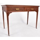 19TH CENTURY VICTORIAN CHIPPENDALE INFLUENCED DESK