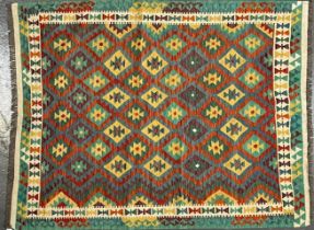 20TH CENTURY ANATOLIAN TURKISH KILIM CARPET RUG