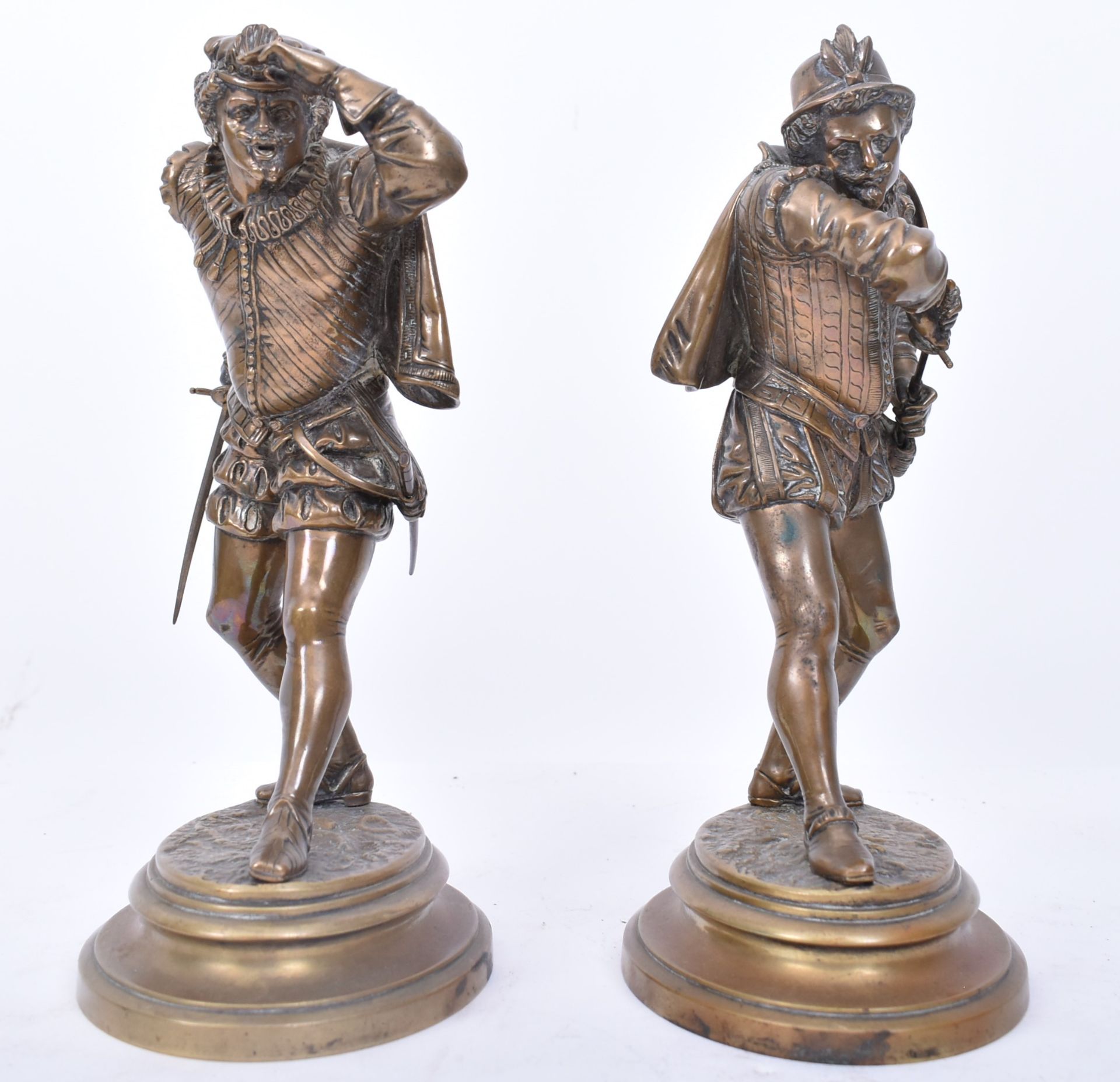 EMILE GUILLEMIN - PAIR OF 19TH CENTURY FRENCH BRONZE CAVALIERS - Bild 4 aus 6