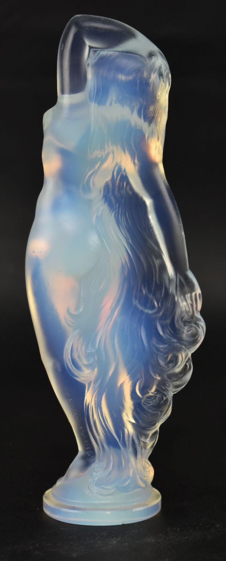 EARLY 20TH CENTURY ART DECO LALIQUE STYLE GLASS FEMALE NUDE - Bild 3 aus 6