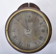 JOHN WILLIAMS OF LONDON 19TH CENTURY STATION FUSEE CLOCK