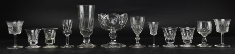COLLECTION OF 18TH & 19TH CENTURY GLASSWARE