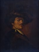 17TH CENTURY OIL ON BOARD PORTRAIT PAINTING