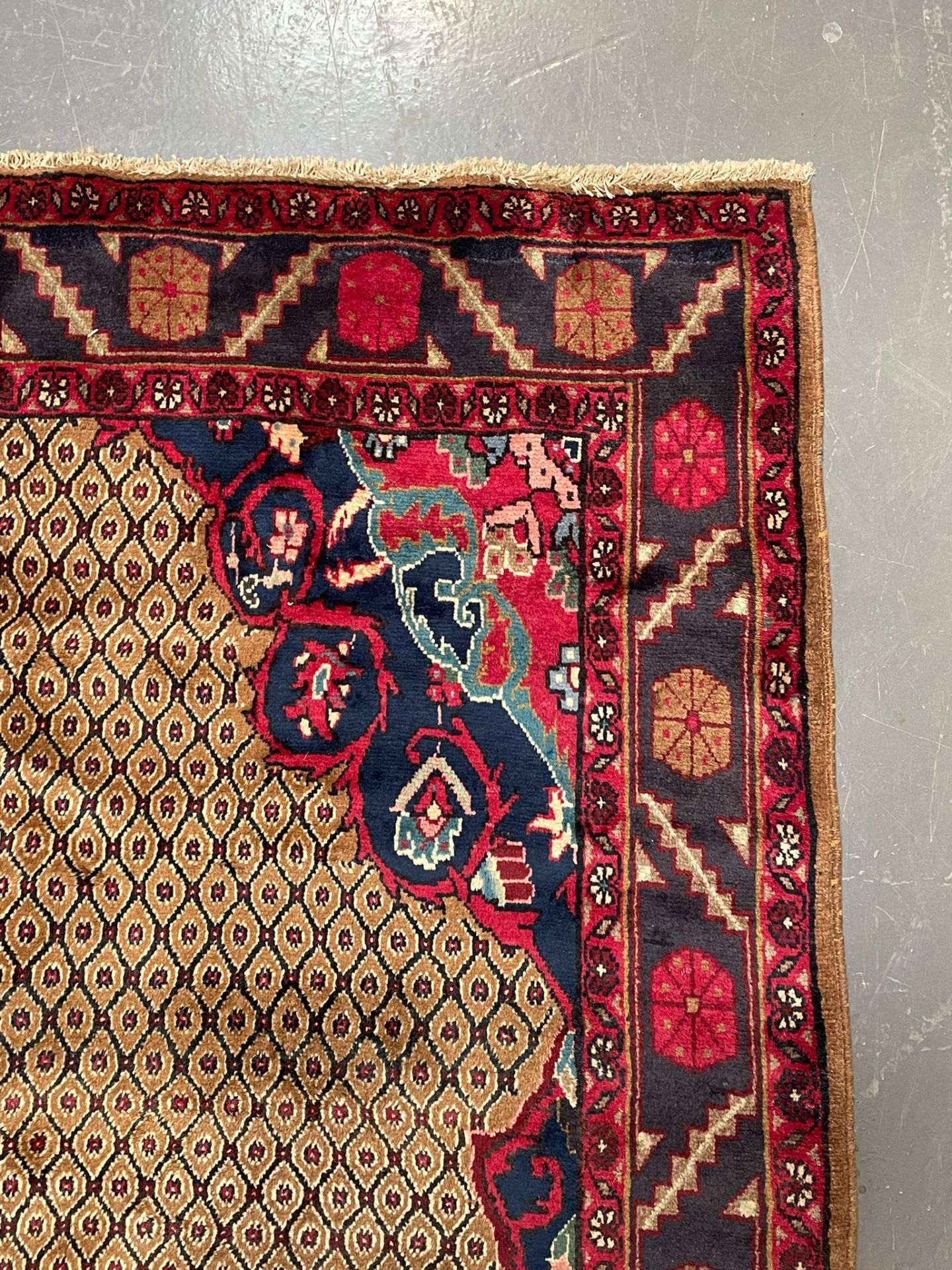 EARLY 20TH CENTURY NORTH EAST PERSIAN KURDIE CARPET RUG - Image 3 of 5