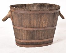 EARLY 20TH CENTURY 1900S FRENCH GRAPE HARVESTING BUCKET