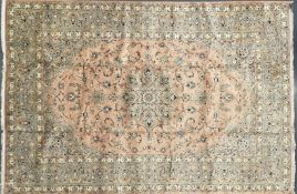 EARLY 20TH CENTURY CENTRAL PERSIAN KASHAN CARPET RUG