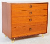 MID CENTURY TEAK CHEST OF DRAWERS