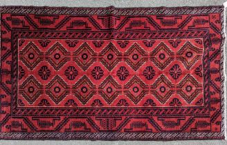 20TH CENTURY NORTH EAST PERSIAN TURKOMAN RUG