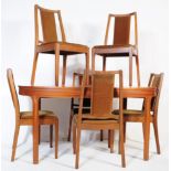 MID CENTURY NATHAN FURNITURE DINING TABLE & CHAIRS