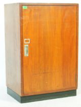 BRITISH MODERN DESIGN - MID CENTURY TEAK PEDESTAL CABINET