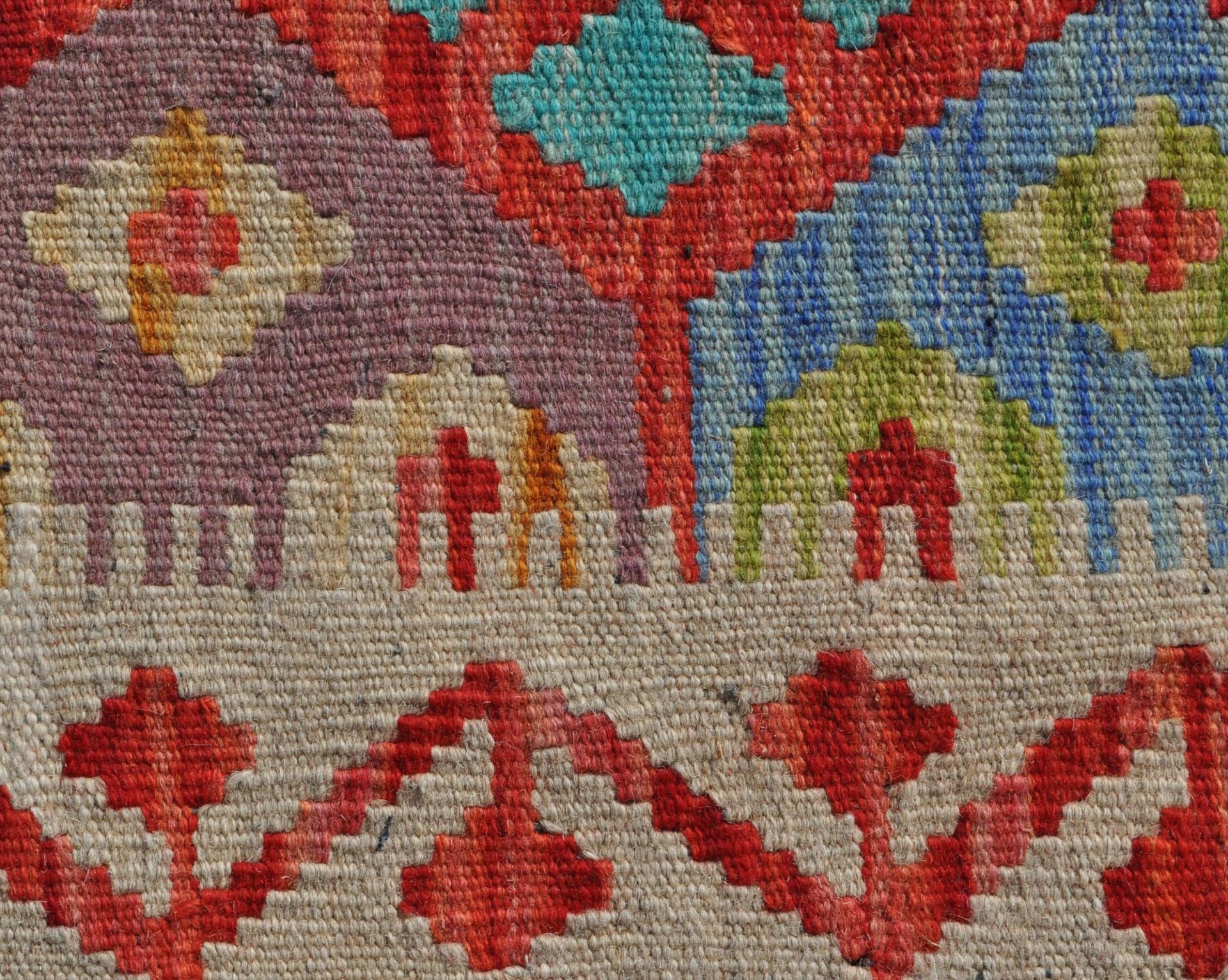 20TH CENTURY TURKISH ANATOLIAN KILIM RUNNER - Image 3 of 4