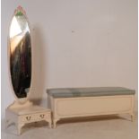 20TH CENTURY FRENCH LOUIS REVIVAL CHEVAL MIRROR
