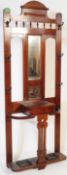 VICTORIAN 19TH CENTURY MAHOGANY HALLSTAND