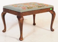 EARLY 20TH CENTURY QUEEN ANNE DRESSING TABLE STOOL
