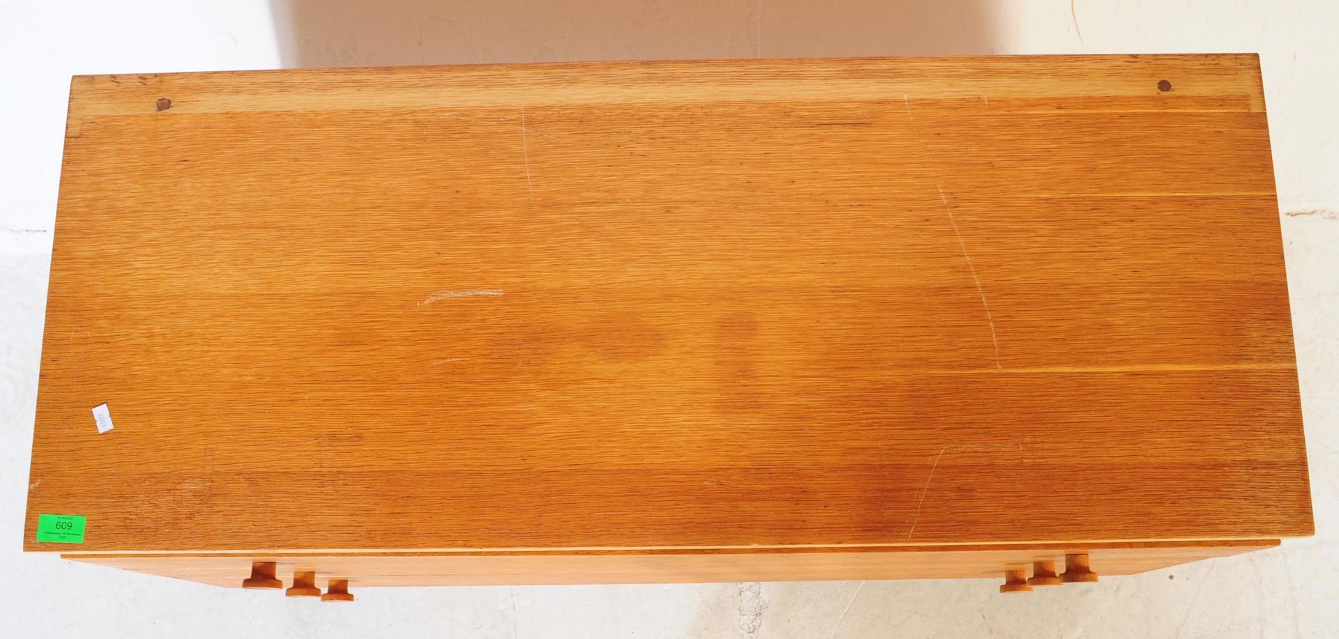 MID CENTURY MEREDEW LIGHT OAK CHEST OF DRAWERS - Image 6 of 6