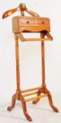 20TH CENTURY MAHOGANY ITALIAN GENTLEMAN'S VALET STAND